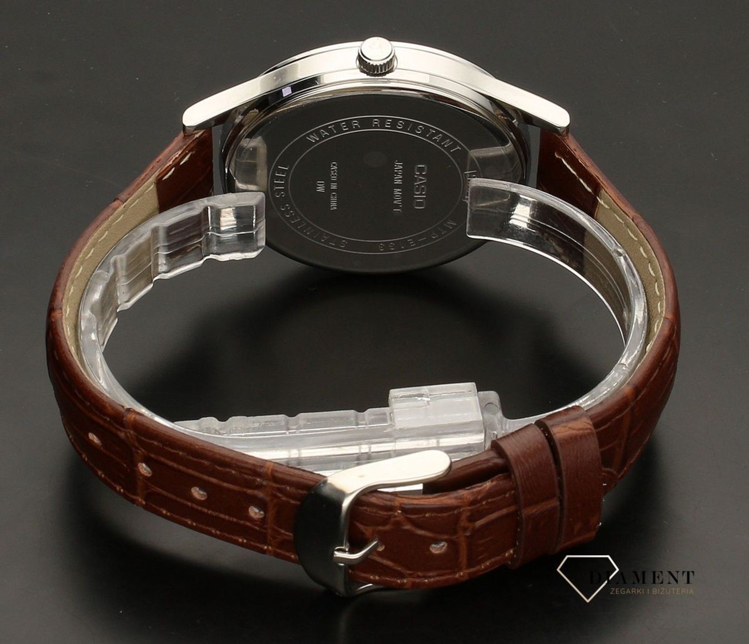 Zegarek męski CASIO Classic MTP-E133L BRĄZ z paskiem gratis (4).jpg